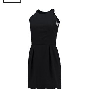 Lauren James seersucker scalloped dress